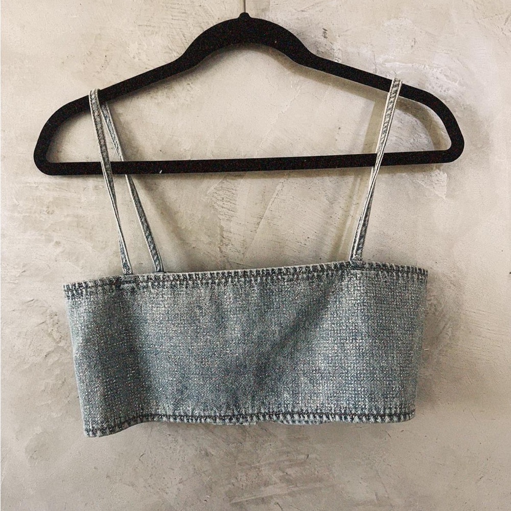 Stylish Blue Crop Top